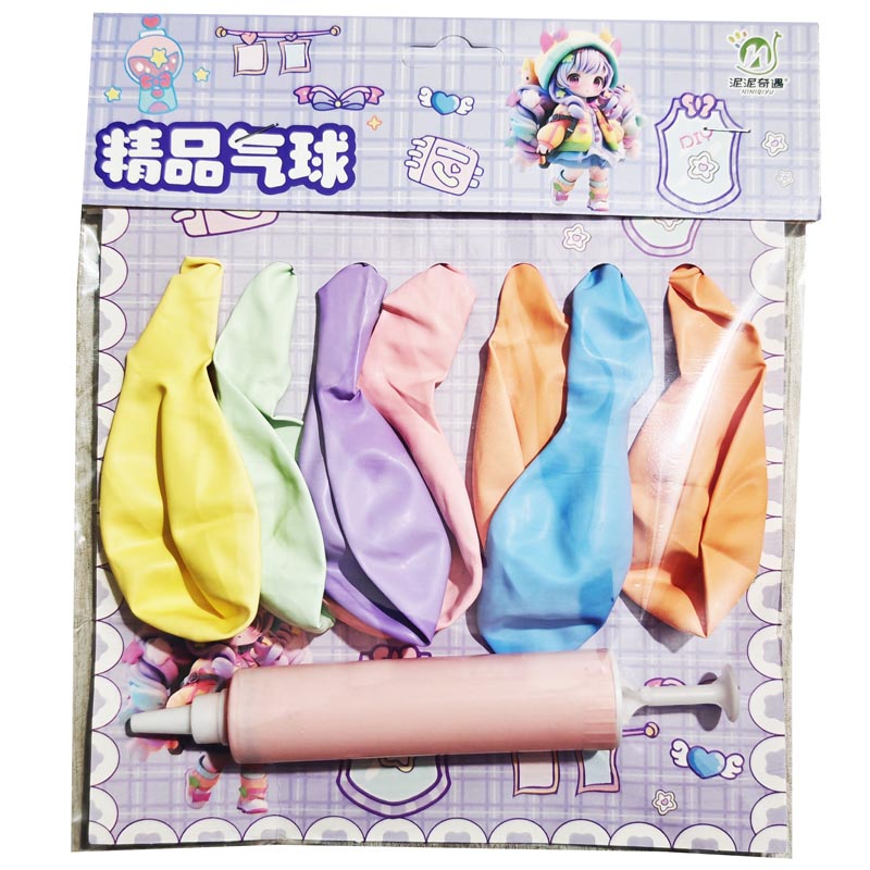商品名称：QQ020马卡龙气球套装(精品气球)